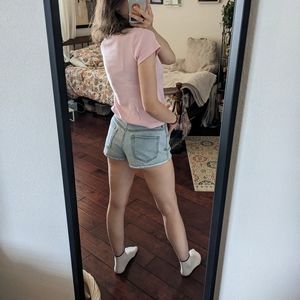 Brandy Melville lightwash denim Short